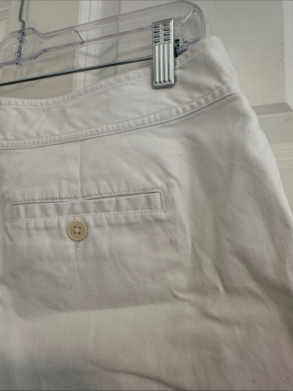 EUC Lauren Ralph Lauren Nautical Cotton White Shorts size 12 Petite - Picture 9 of 11